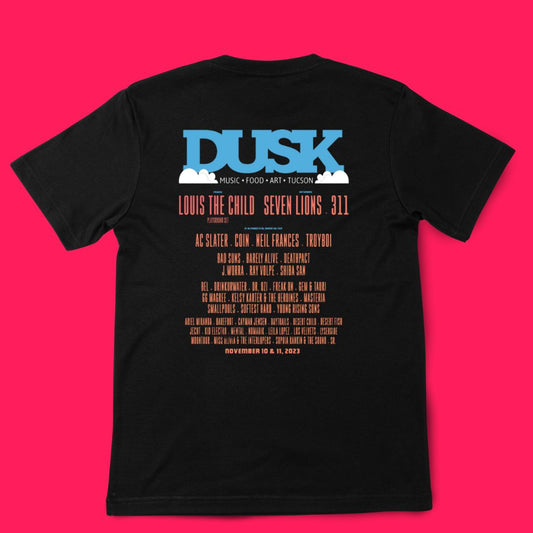 DUSK '23 Festival Lineup Shirt