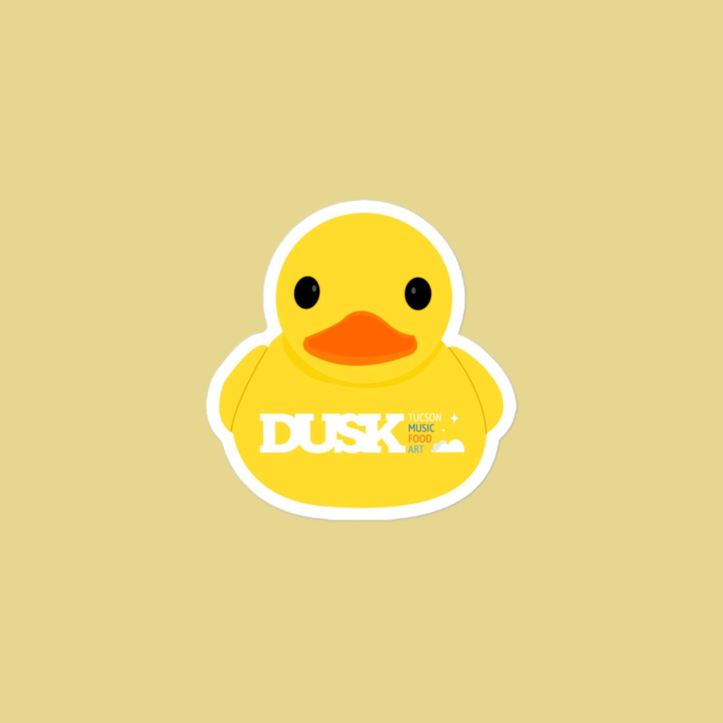 Rubber Duckie, You're the One - Bubble-free Sticker