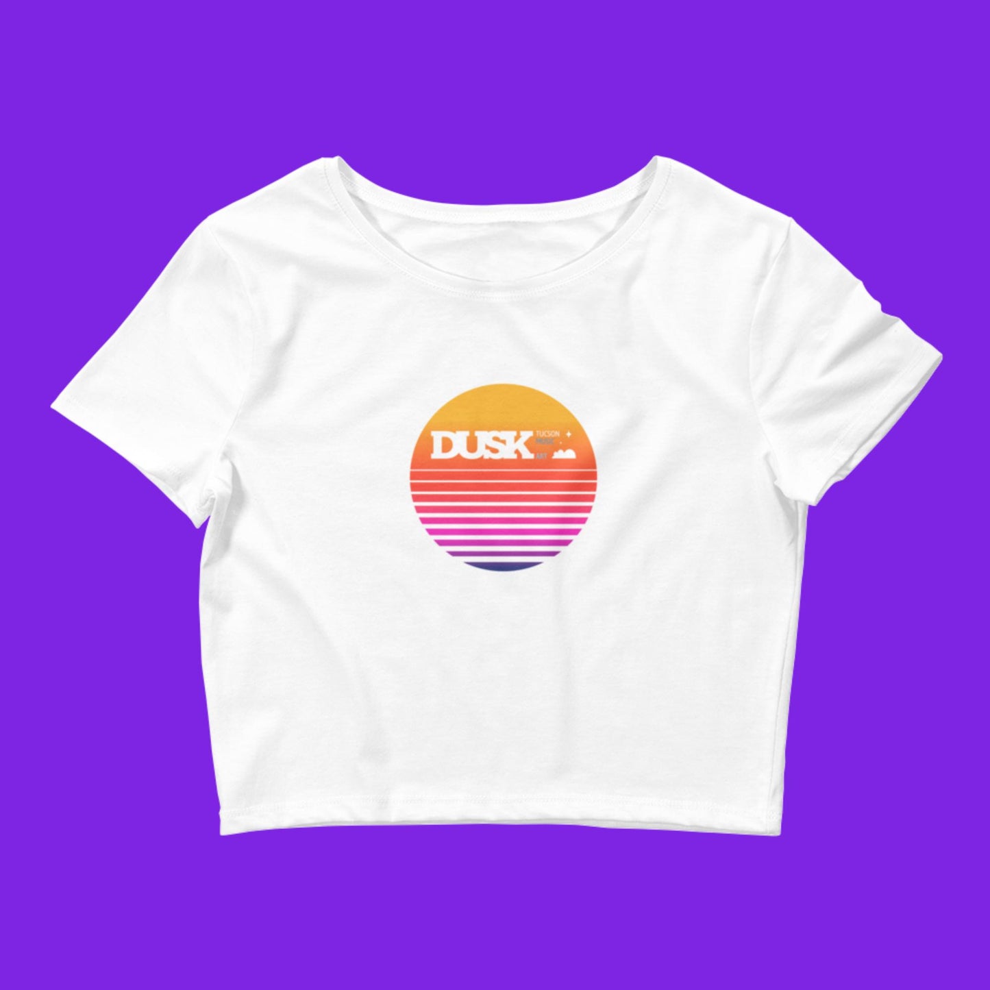 DUSK Sunset - Women's Crop Tee