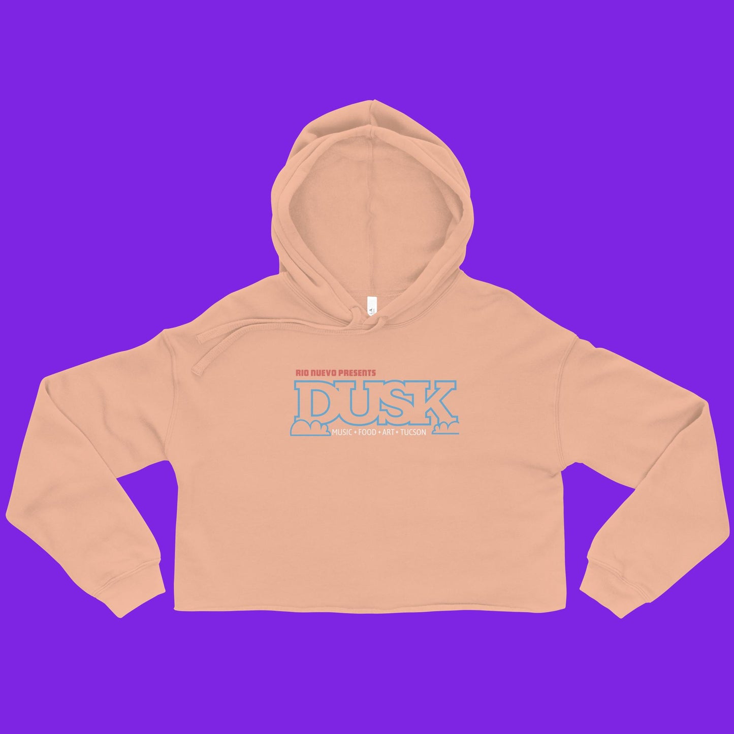 DUSK Logo - Women's Cropped Hoodie