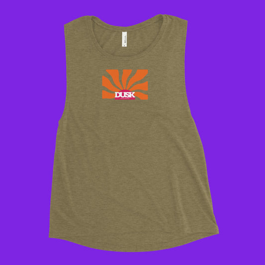 Retro Flag - Ladies’ Muscle Tank